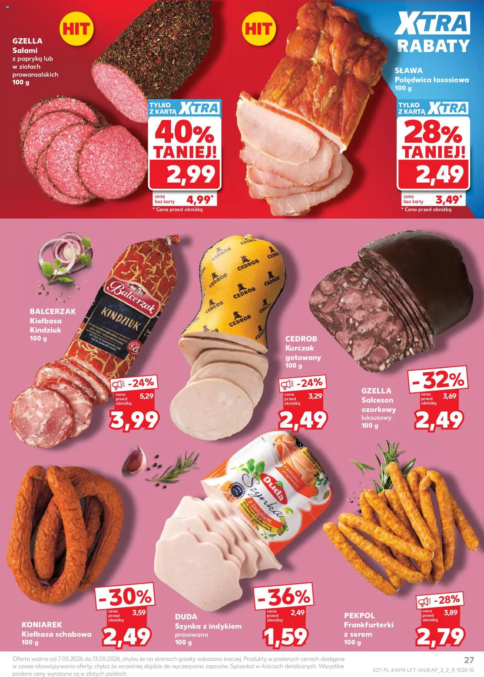 Kaufland Polsko leták od 07.05.2026 | Strana: 27 | Produkty: Karty
