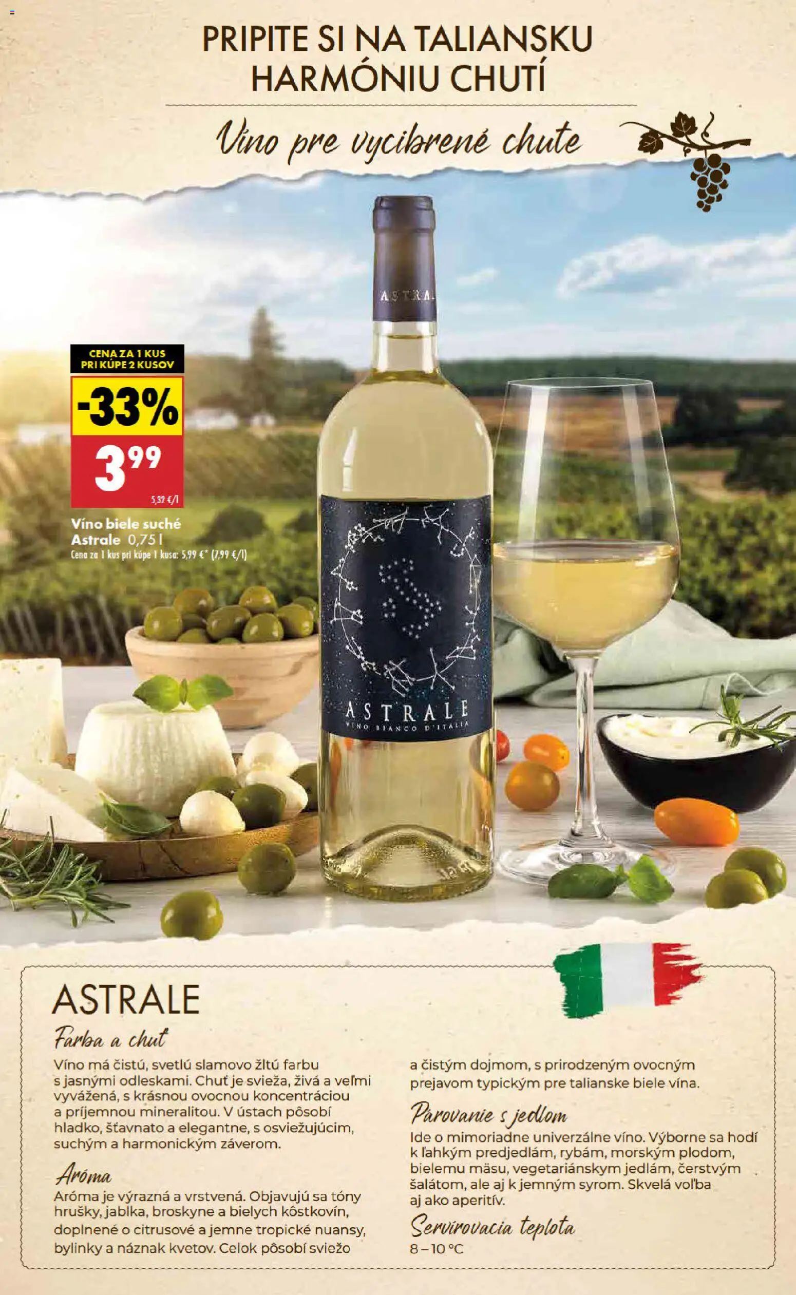 Nové Biedronka akcie – leták je platný od 11.06.2026 | Strana: 38 | Produkty: Víno, Broskyne