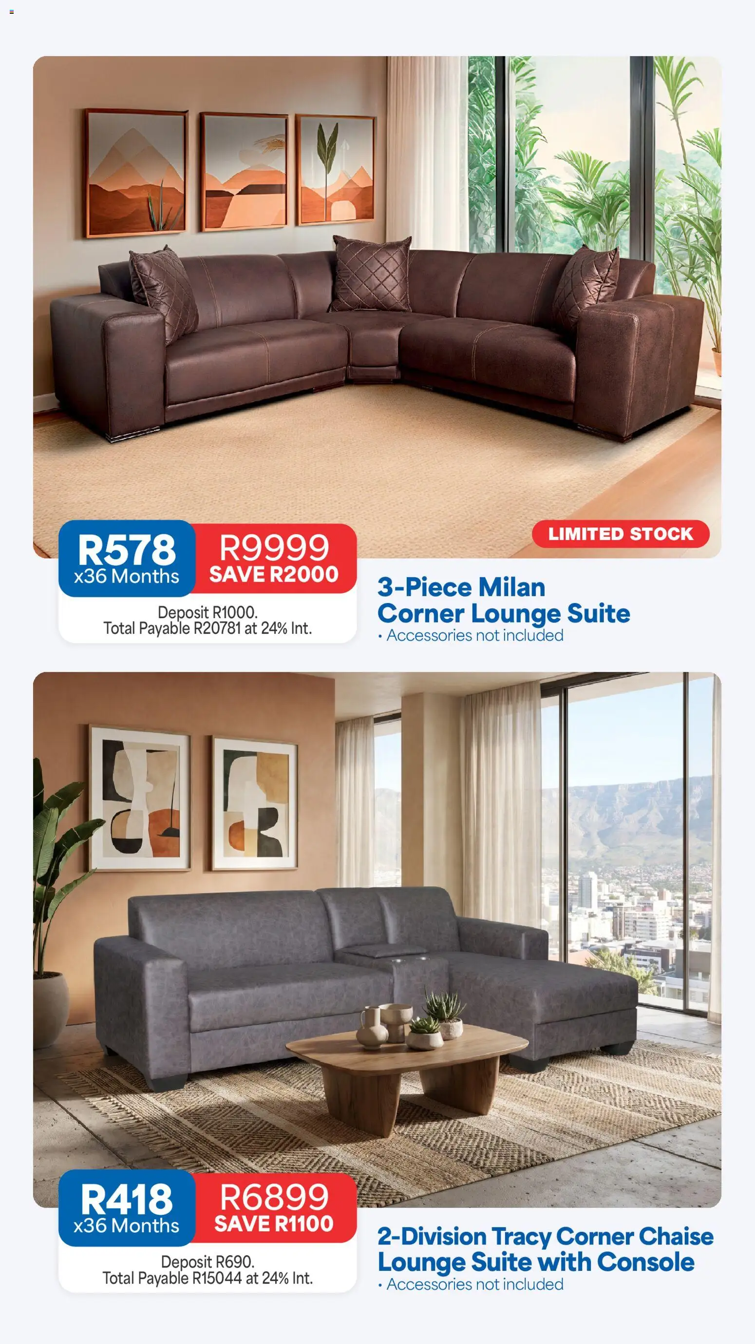 New OK Furniture catalogue – valid from 15.06.2026 | Page: 3 | Products: Lounge suite, Chaise, Stock