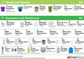 Crazy Plastics specials catalogue – valid from 01.04.2024 | Page: 5 | Products: Flask, Mug, Soup, Water