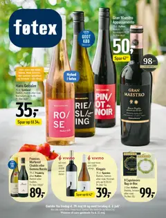 Føtex - Sommerens bedste flasker gyldig fra 29.05.2026