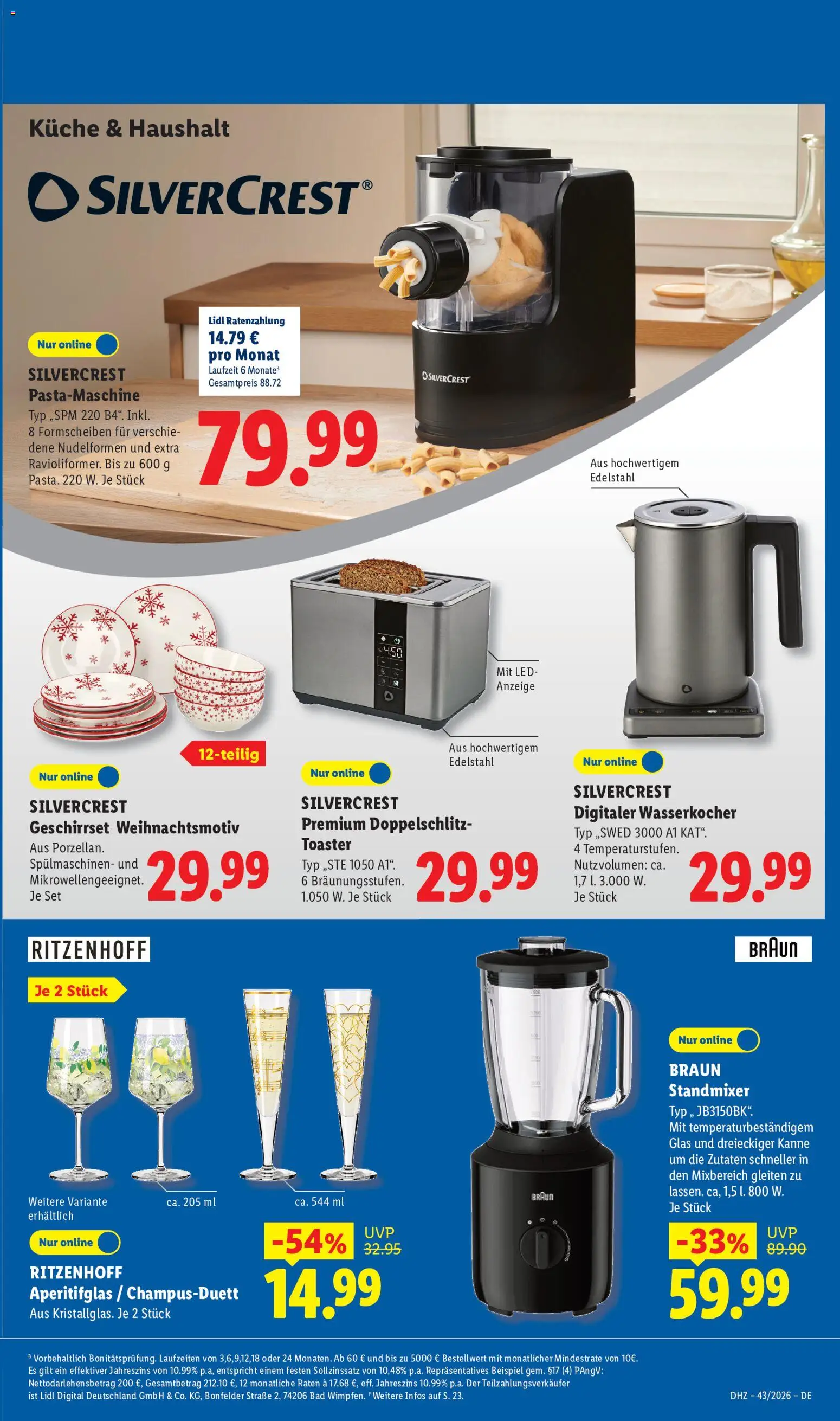 Lidl Německo leták od 19.10.2026 | Strana: 17 | Produkty: LED