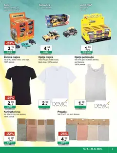 KTC Katalog igračke i tekstil - Pregled kataloga iz trgovine KTC, vrijedi od 12.08.2026 | Stranica: 5 | Proizvodi: Krpa, Majica, Potkosulja, Zenska majica
