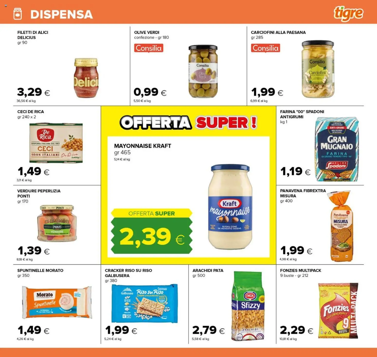 Volantino Tigre del 02/09/2026 | Pagina: 13 | Prodotti: Riso, Ceci, Verdure, Olive