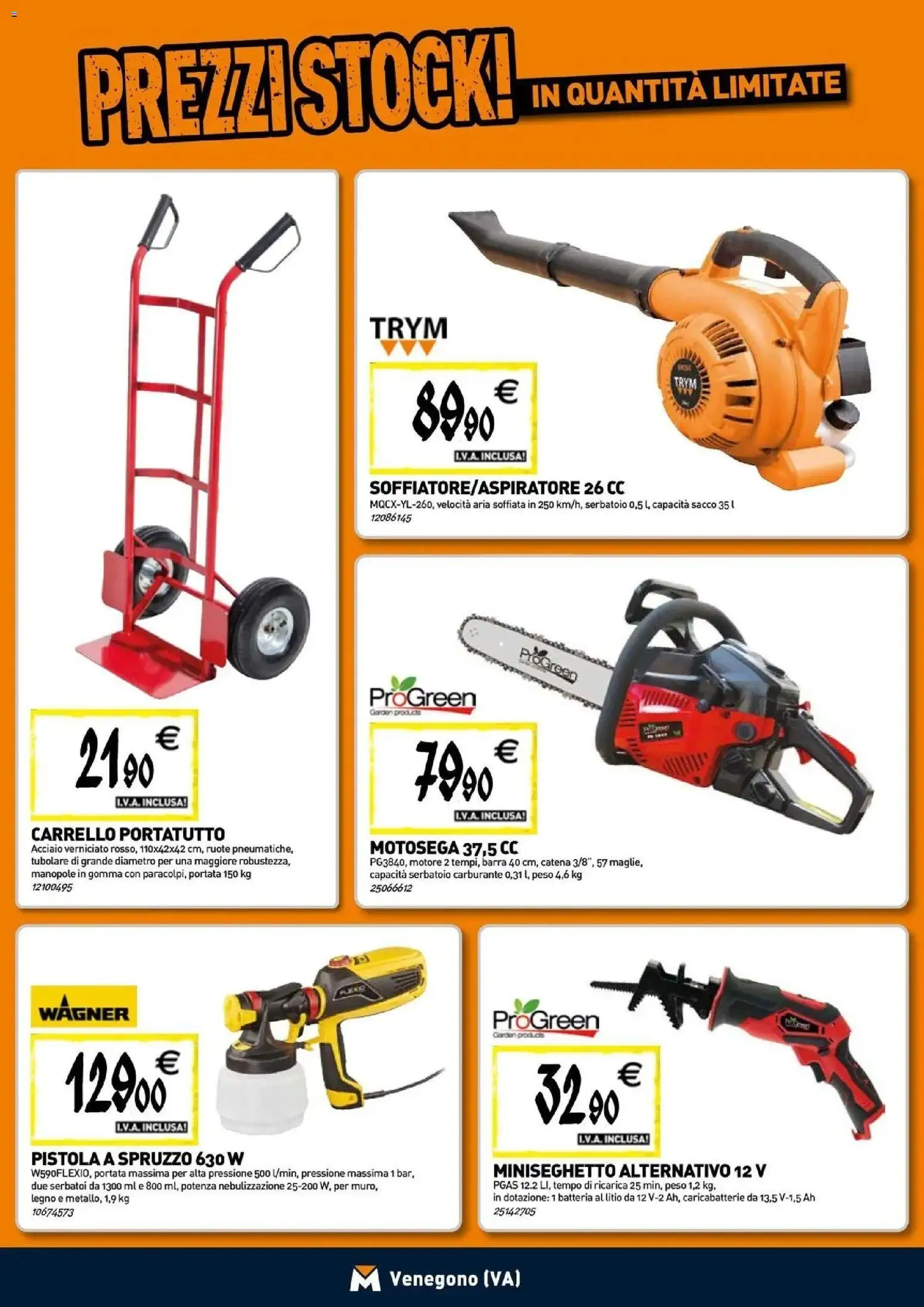 Nuovo TECNOMAT - Straordinari prezzi stock! dal 24/09/2026 > offerte anteprima 🛍️ | Pagina: 17 | Prodotti: Carrello, Motosega, Batteria, Caricabatterie