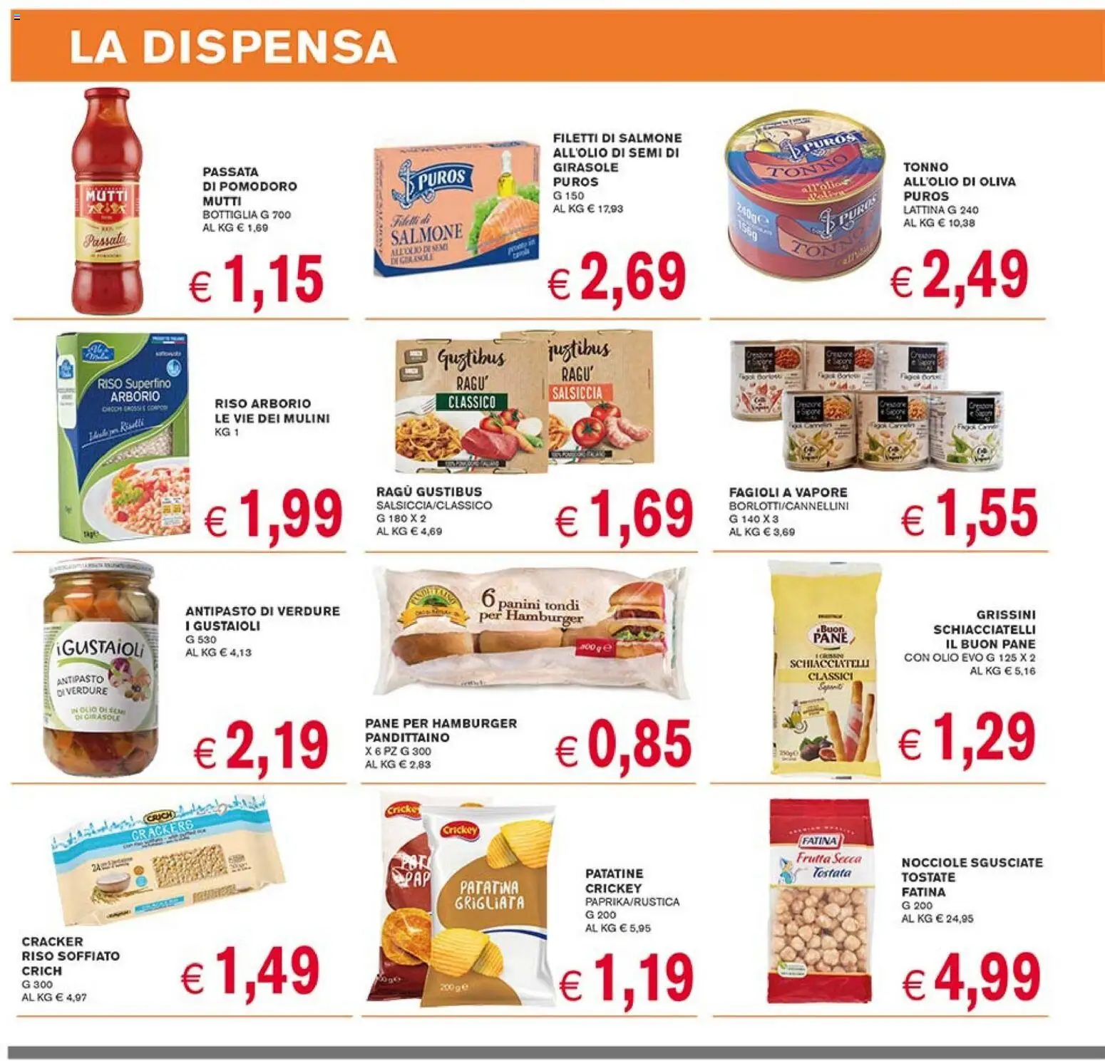 Volantino Coal del 07.05.2026 | Pagina: 8 | Prodotti: Pane, Verdure, Grissini, Hamburger
