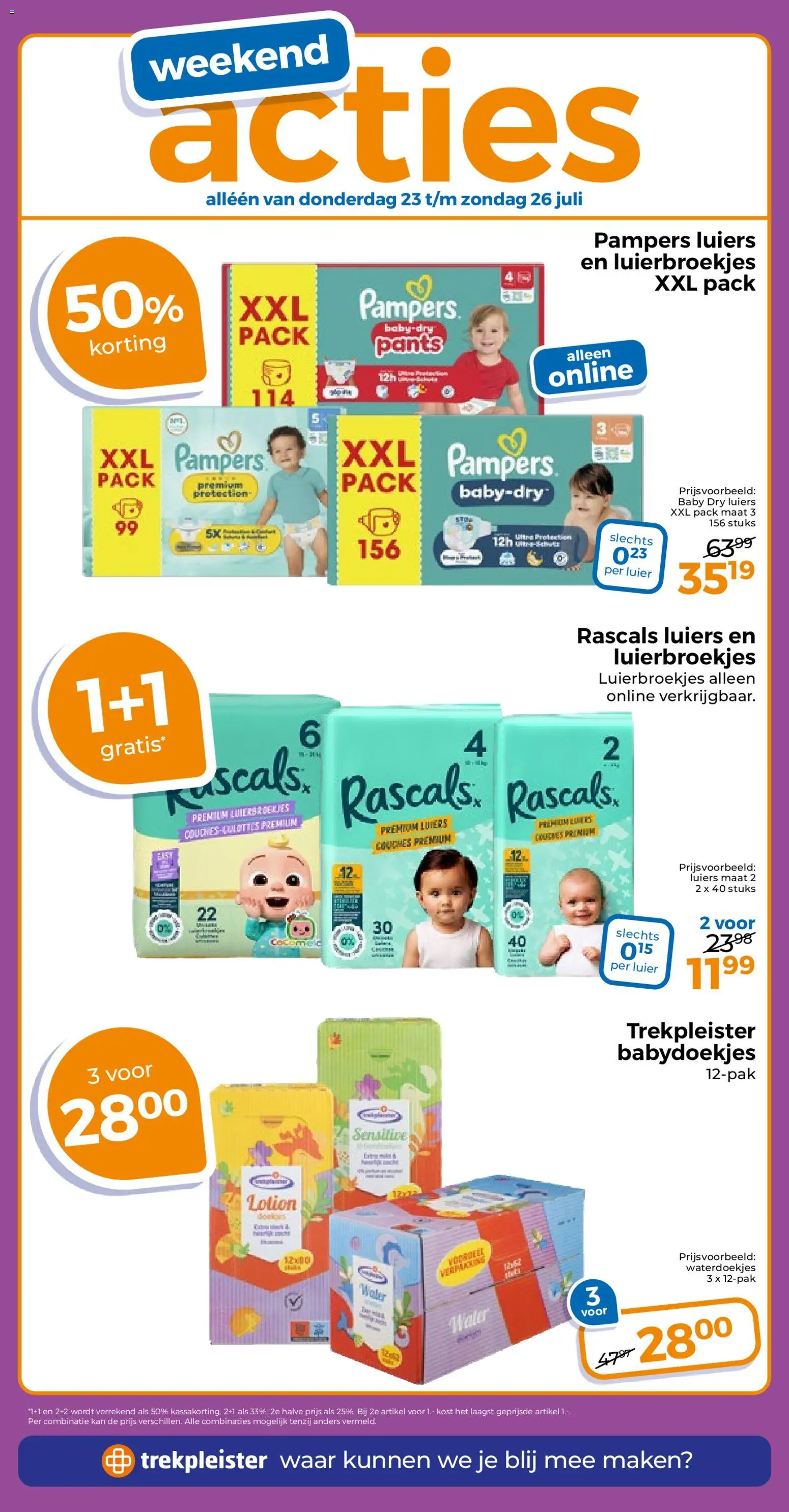 {H1} | Pagina: 19 | Producten: Kan, Pampers, Babydoekjes, Festék