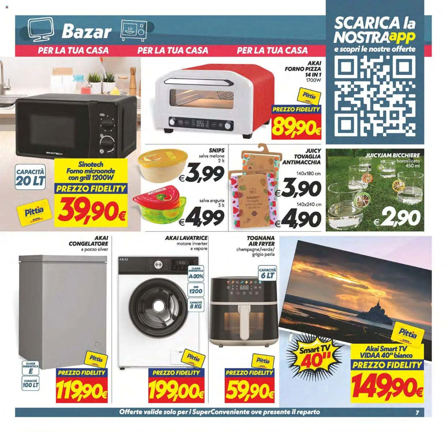 Volantino SuperConveniente del 29.05.2026 | Pagina: 32 | Prodotti: Anguria, Melone, TV, Congelatore