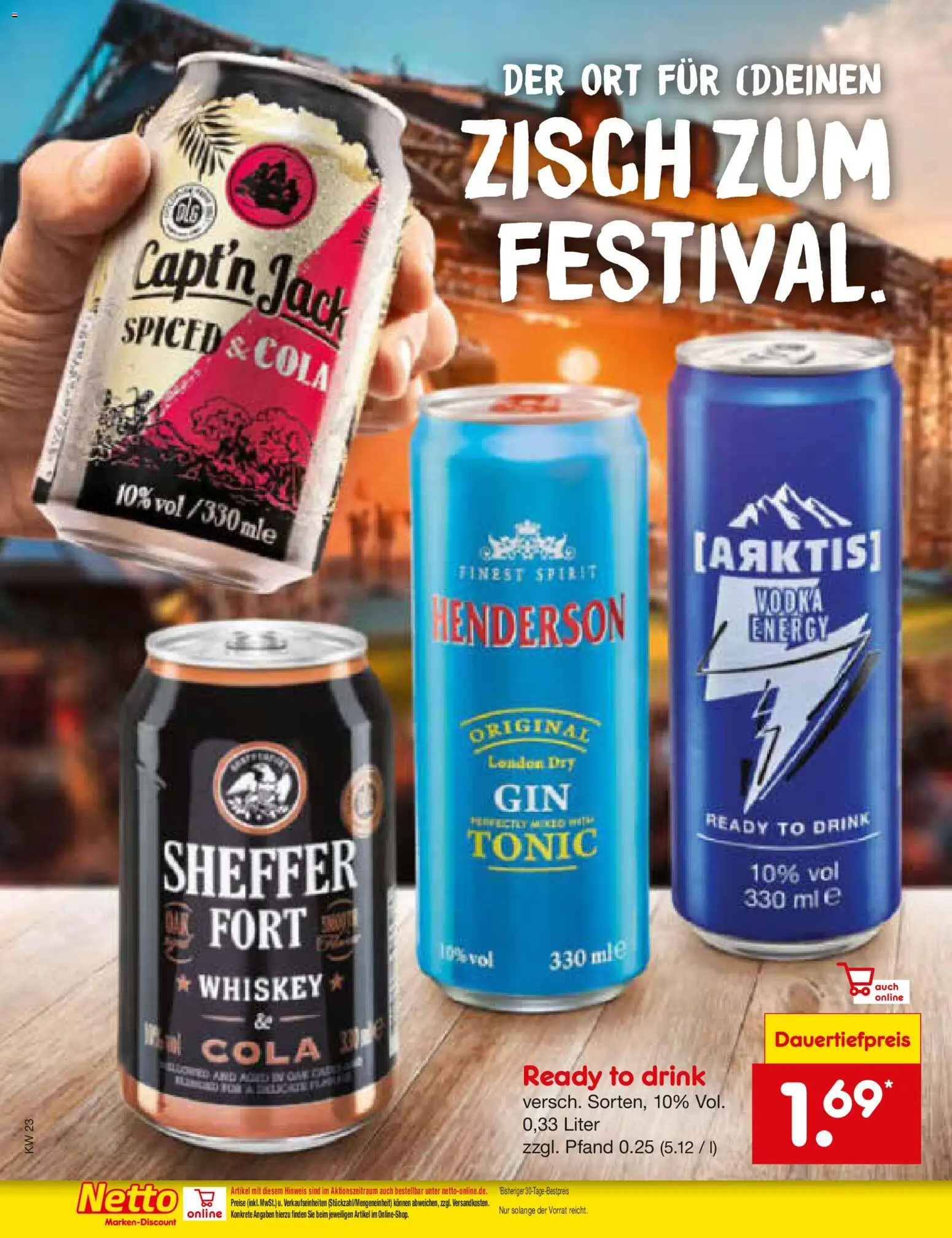 Netto Marken-Discount Prospekt – gültig ab 01.06.2026 | Seite: 26 | Produkte: Cola, Energy, Vodka, Whiskey