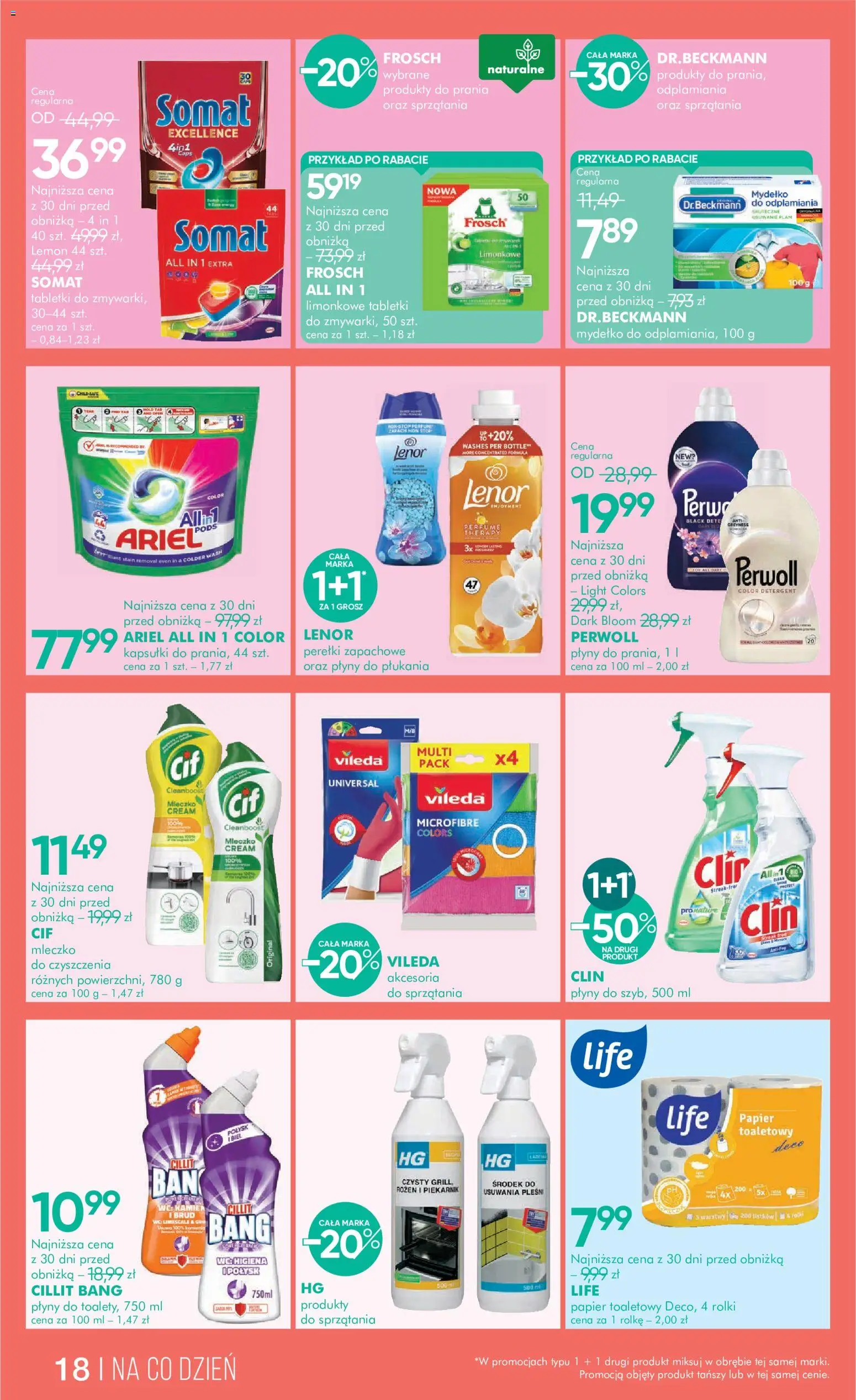 Super-pharm gazetka od 29.06.2026 | Strona: 18 | Produkty: Papier toaletowy, Piekarnik, Rolki, Detergent