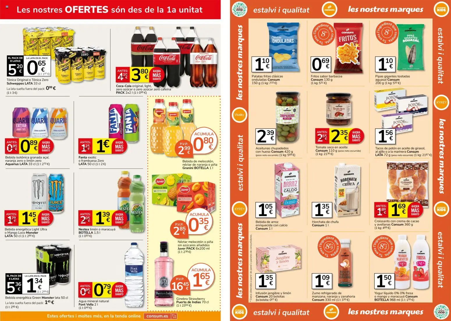 Consum - folleto │ válido desde el 28.05.2026 | Página: 8 | Productos: Arroz, Zanahoria, Ρούτερ, Agua mineral