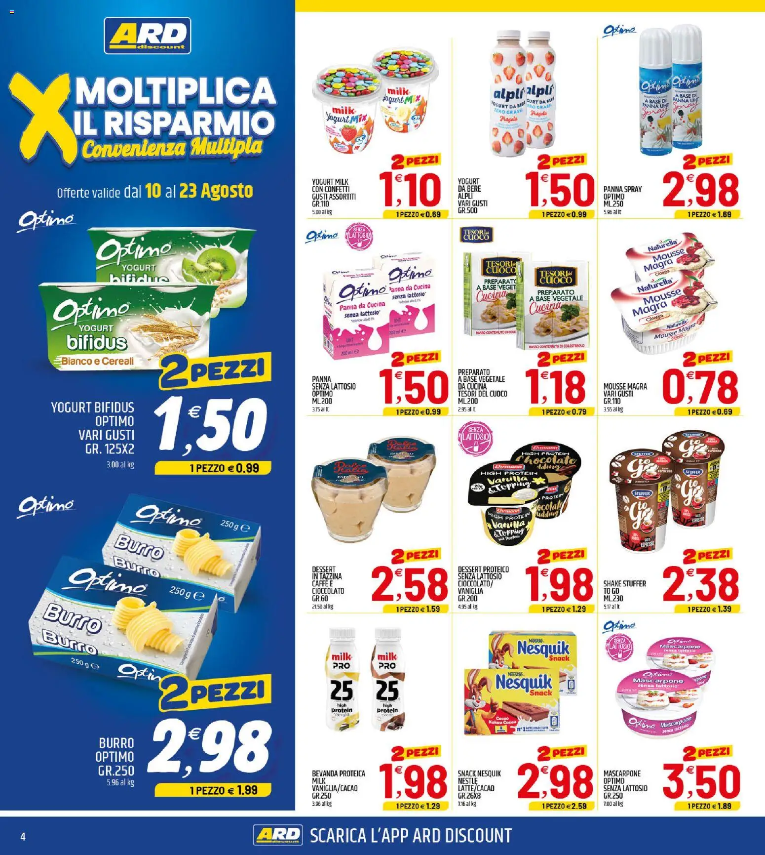Volantino ARD Discount del 10/08/2026 | Pagina: 4