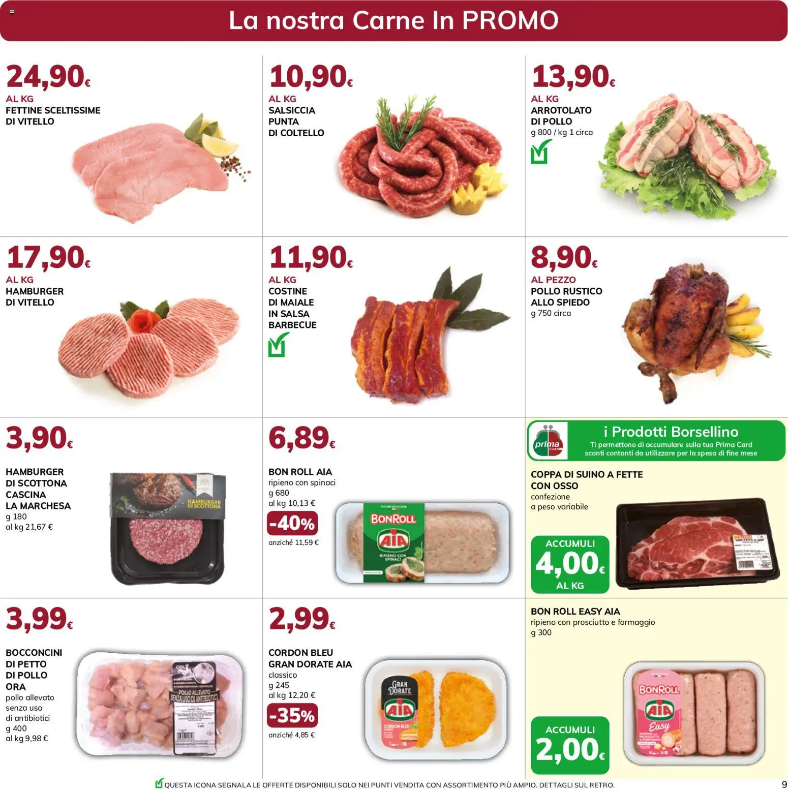 Volantino Basko del 19.05.2026 | Pagina: 9 | Prodotti: Salsa, Formaggio, Prosciutto, Hamburger