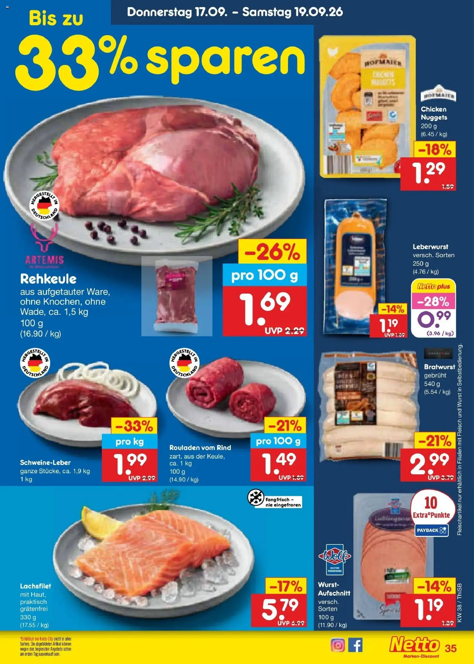 Netto Marken-Discount Prospekt Pirna – gültig ab 14.09.2026 | Seite: 49 | Produkte: Bratwurst, Wurst, Fleisch