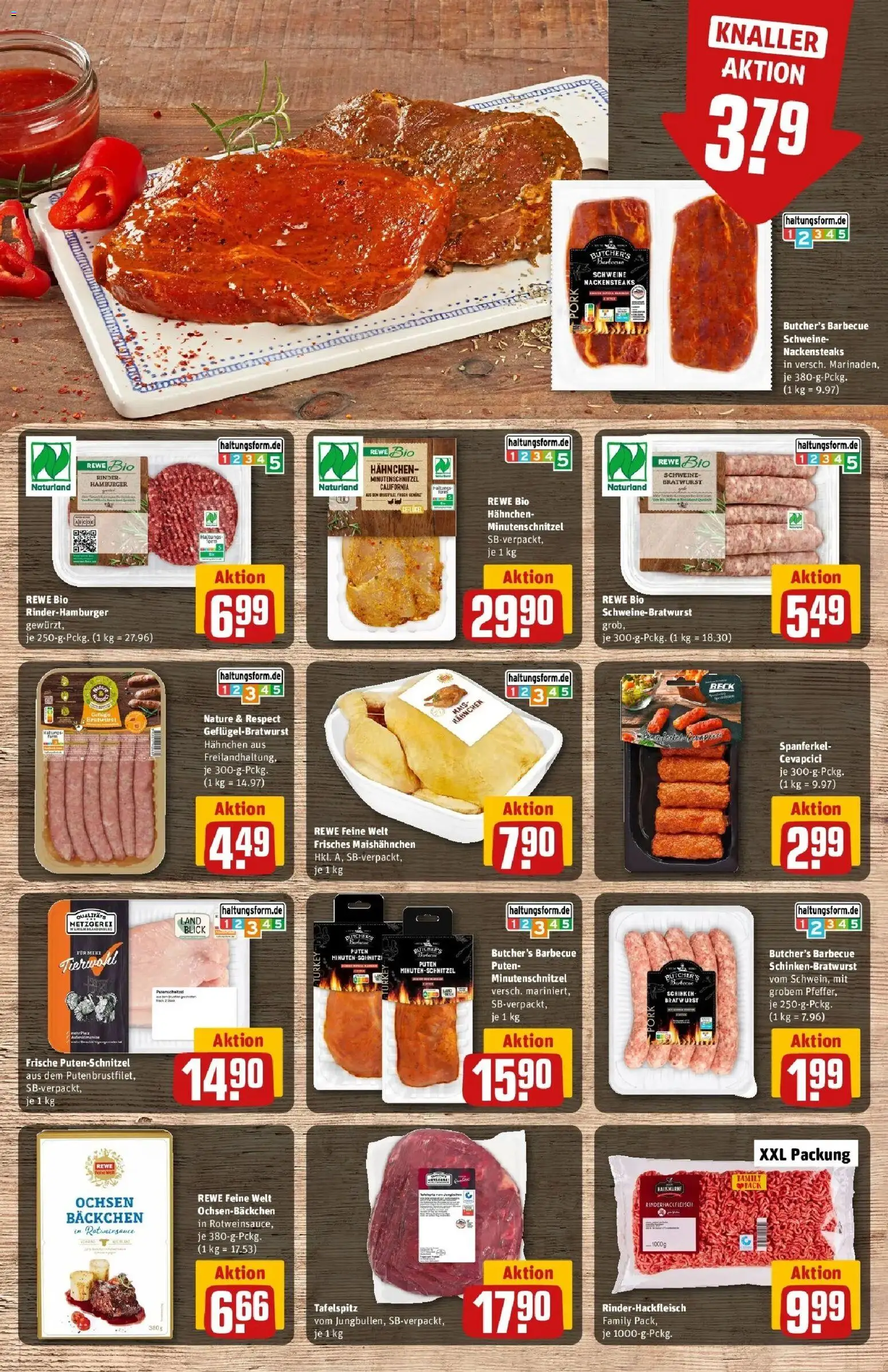 Rewe Prospekt Wetzlar – gültig ab 13.07.2026 | Seite: 9 | Produkte: Tafelspitz, Hahnchen, Bratwurst, Schinken