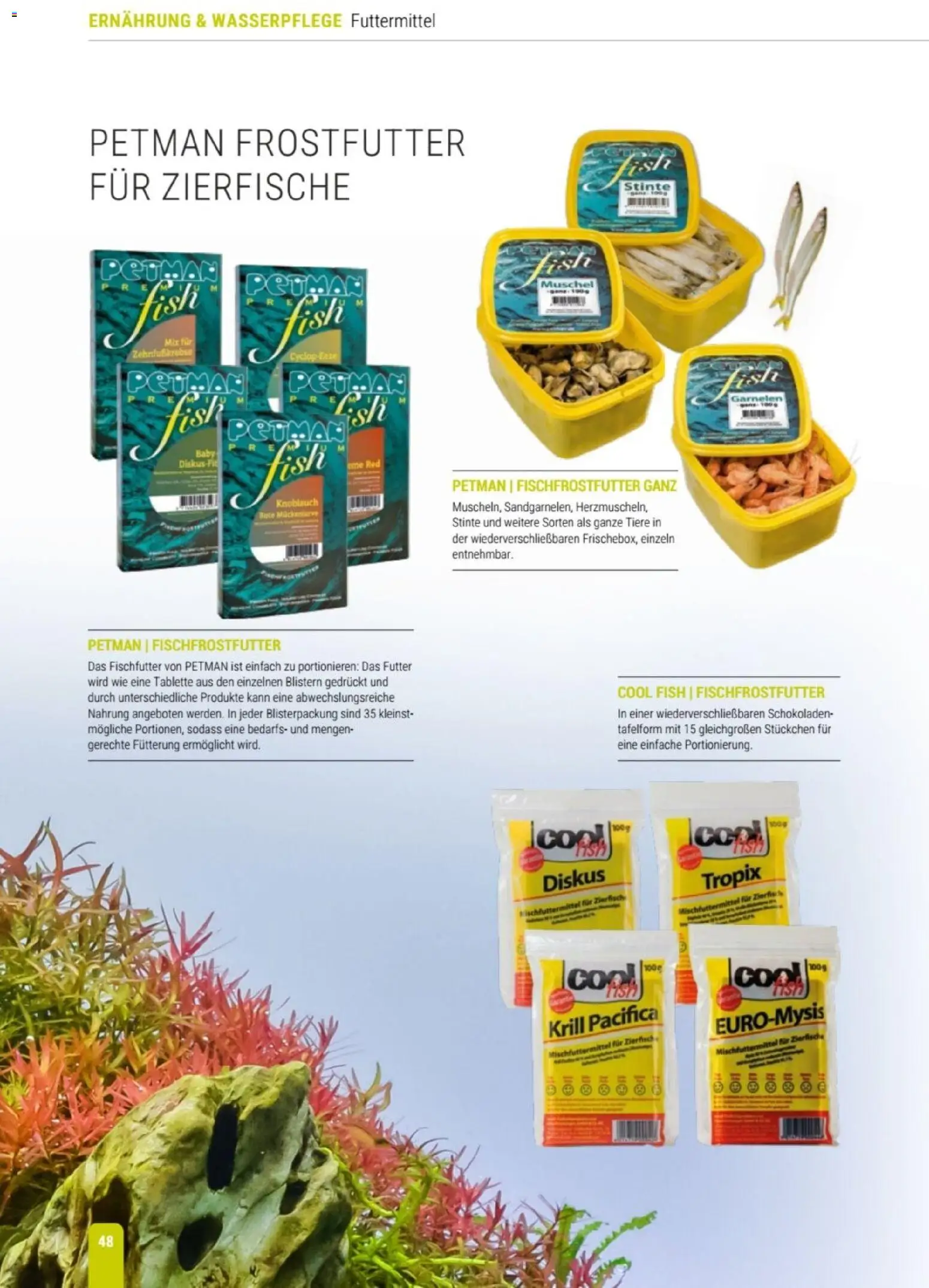 zookauf Themenkatalog Aqua – gültig ab 01.10.2026 | Seite: 48 | Produkte: Tür, Garnelen, Knoblauch