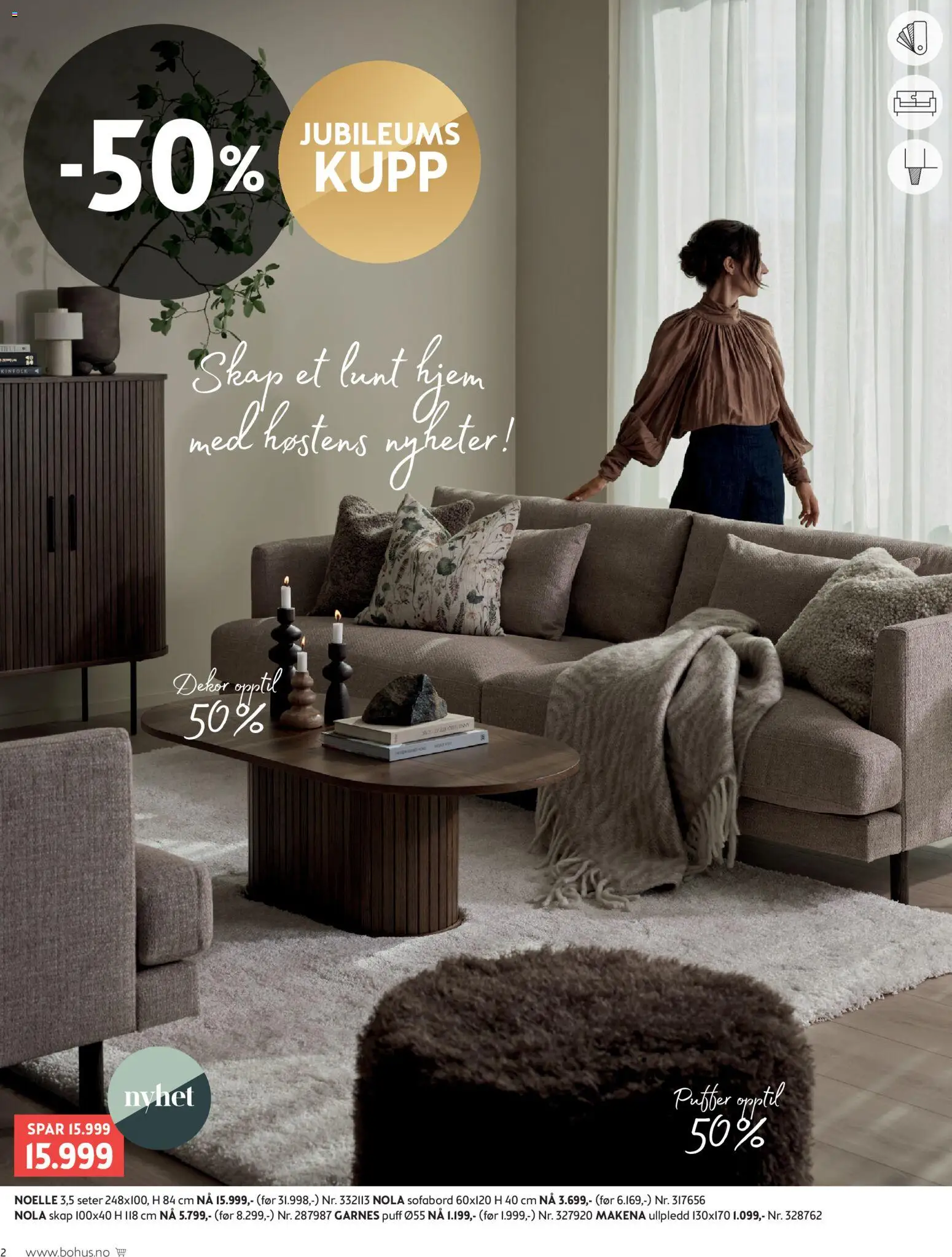 {H1} | Side: 2 | Produkter: Puff, Skap, Dekor