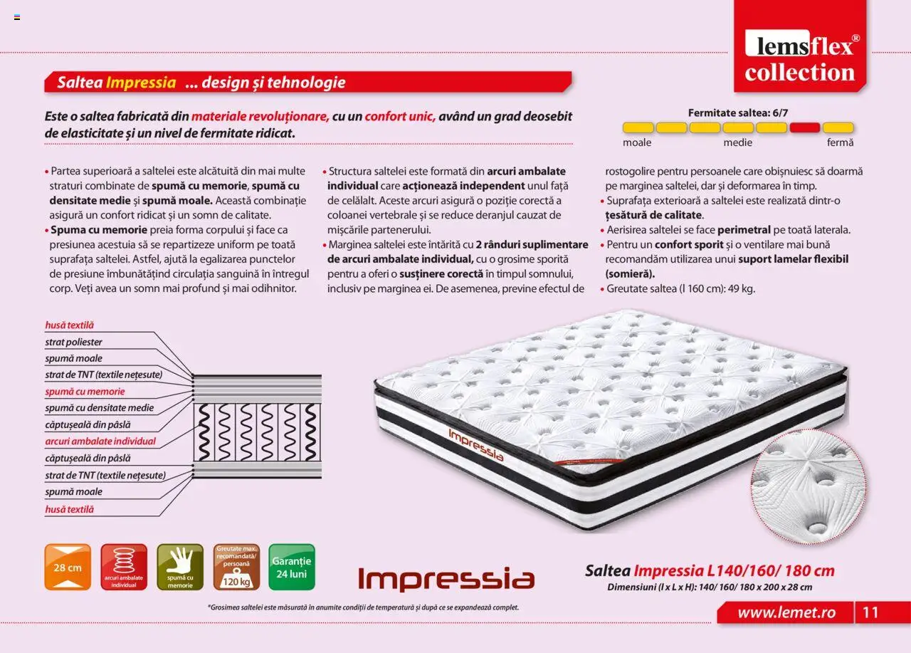 Noul catalog Lem’s – valabil de la 17.11.2023 | Pagină: 11 | Produse: Memorie, Saltea