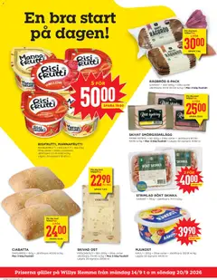 Willys erbjudanden Hemma - Förhandsvisning av reklamblad från butik Willys aktuell från 14/09/2026 | Sida: 2
