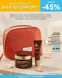 Pré-visualização Yves Rocher - Back to beauty válido de 01/09/2026 | Página: 9 | Produtos: Bolsa, Creme