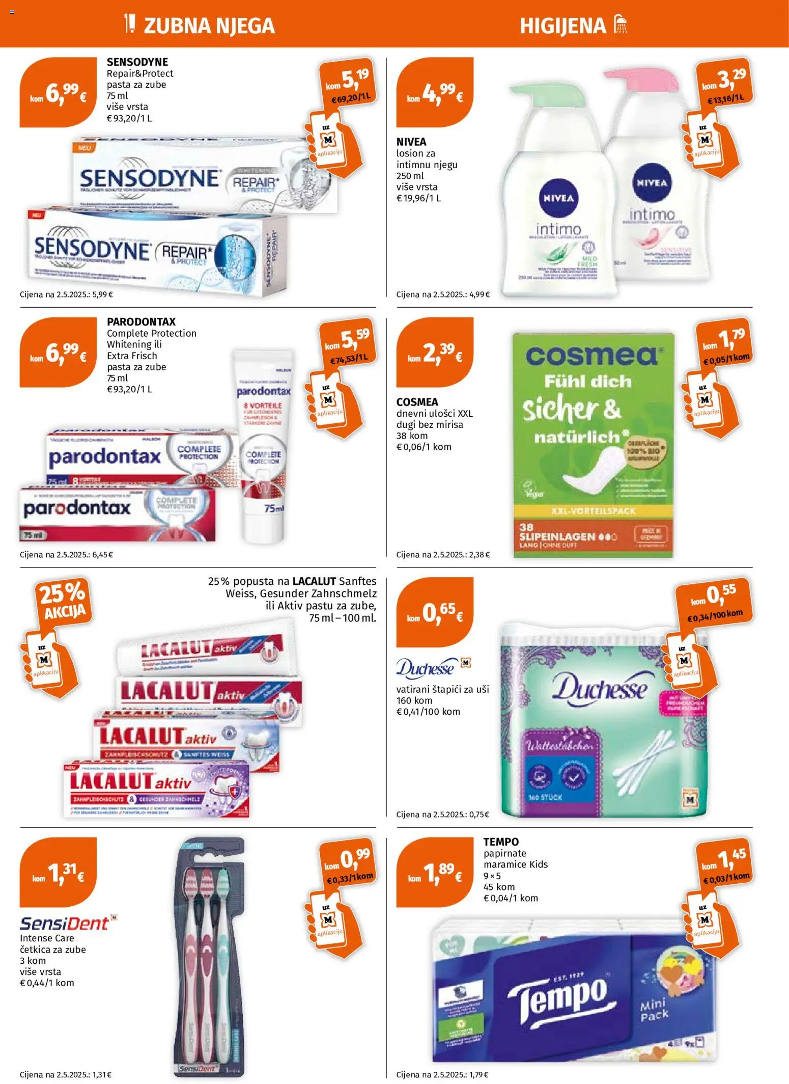 Müller katalog | vrijedi od 14.09.2026 | Stranica: 5 | Proizvodi: Štapići za uši, Pasta za zube, Pasta, Parodontax