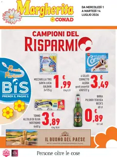 Anteprima del volantino Conad volantino Margherita Lombardia valido a partire dal 01/07/2026