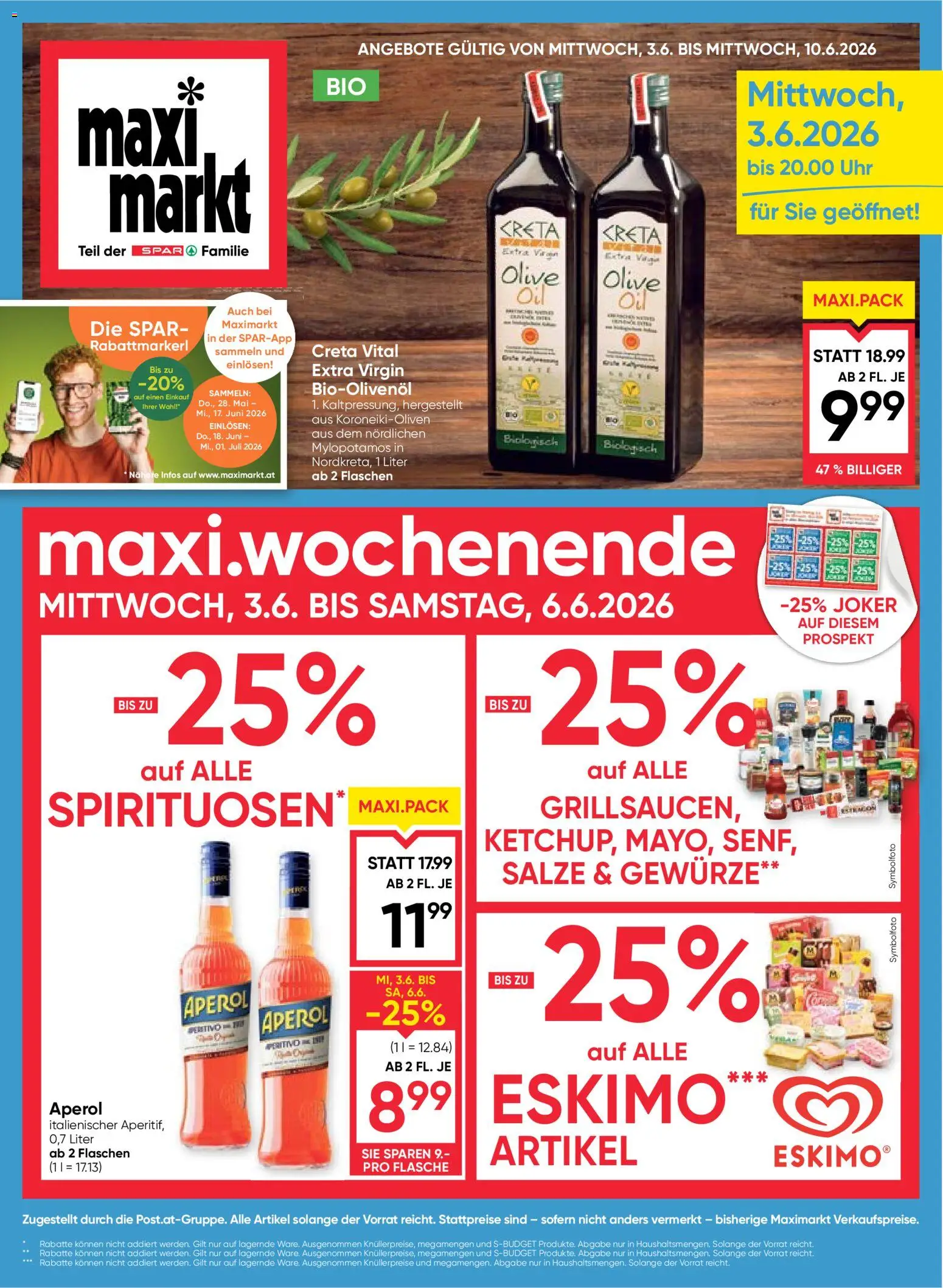 Maximarkt Flugblatt gültig ab 03.06.2026 | Seite: 1 | Produkte: Gewürze, Uhr