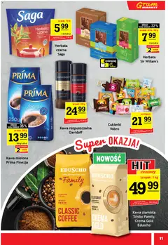 Pogląd oferty "Gram Market gazetka" - ważna od 03.06.2026 | Strona: 11 | Produkty: Kawa rozpuszczalna, Tchibo, Brownie, Herbata