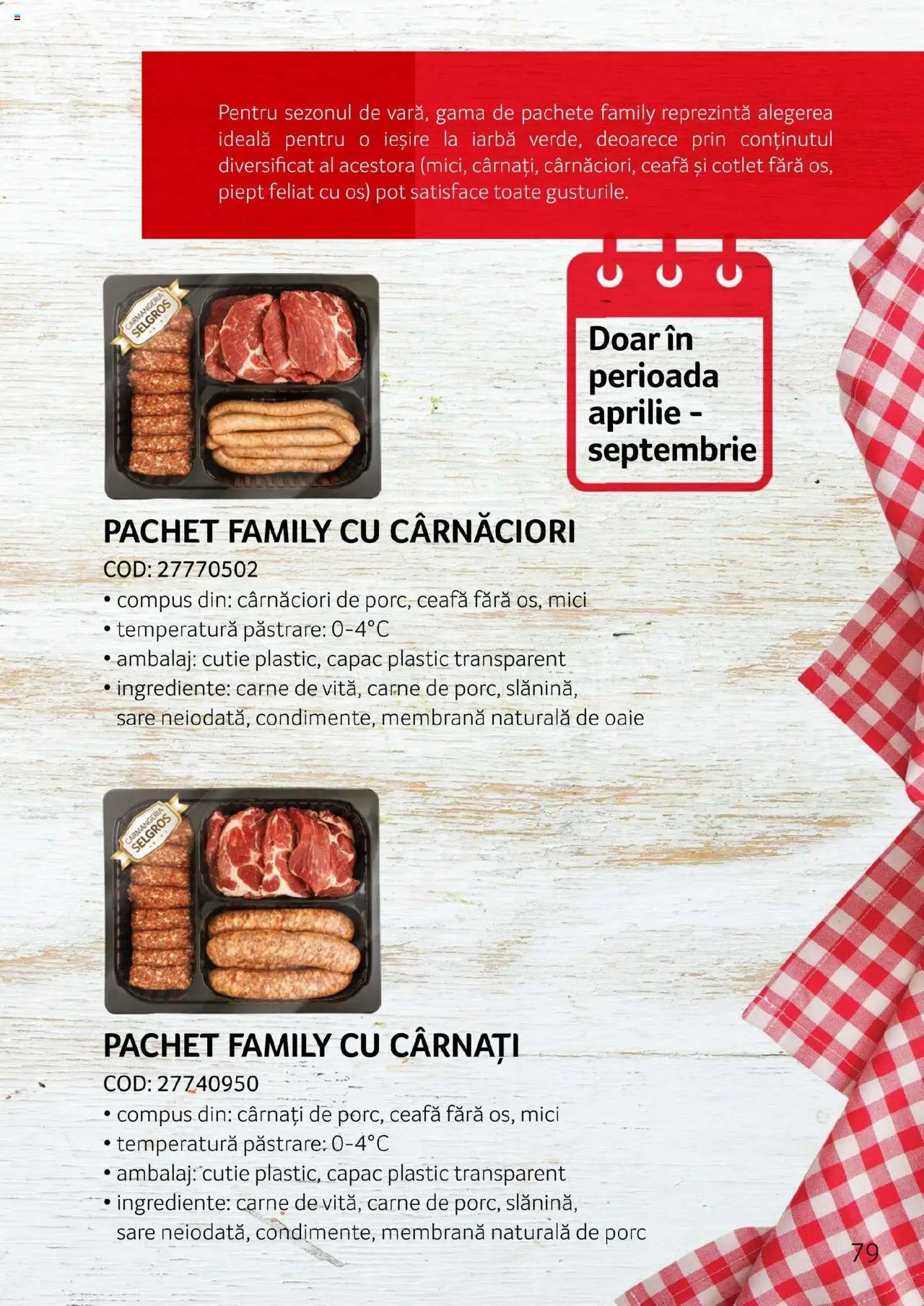Noul catalog Selgros – valabil de la 27.04.2023 | Pagină: 79 | Produse: Lait de coco, Cutie, Sare, Cârnați