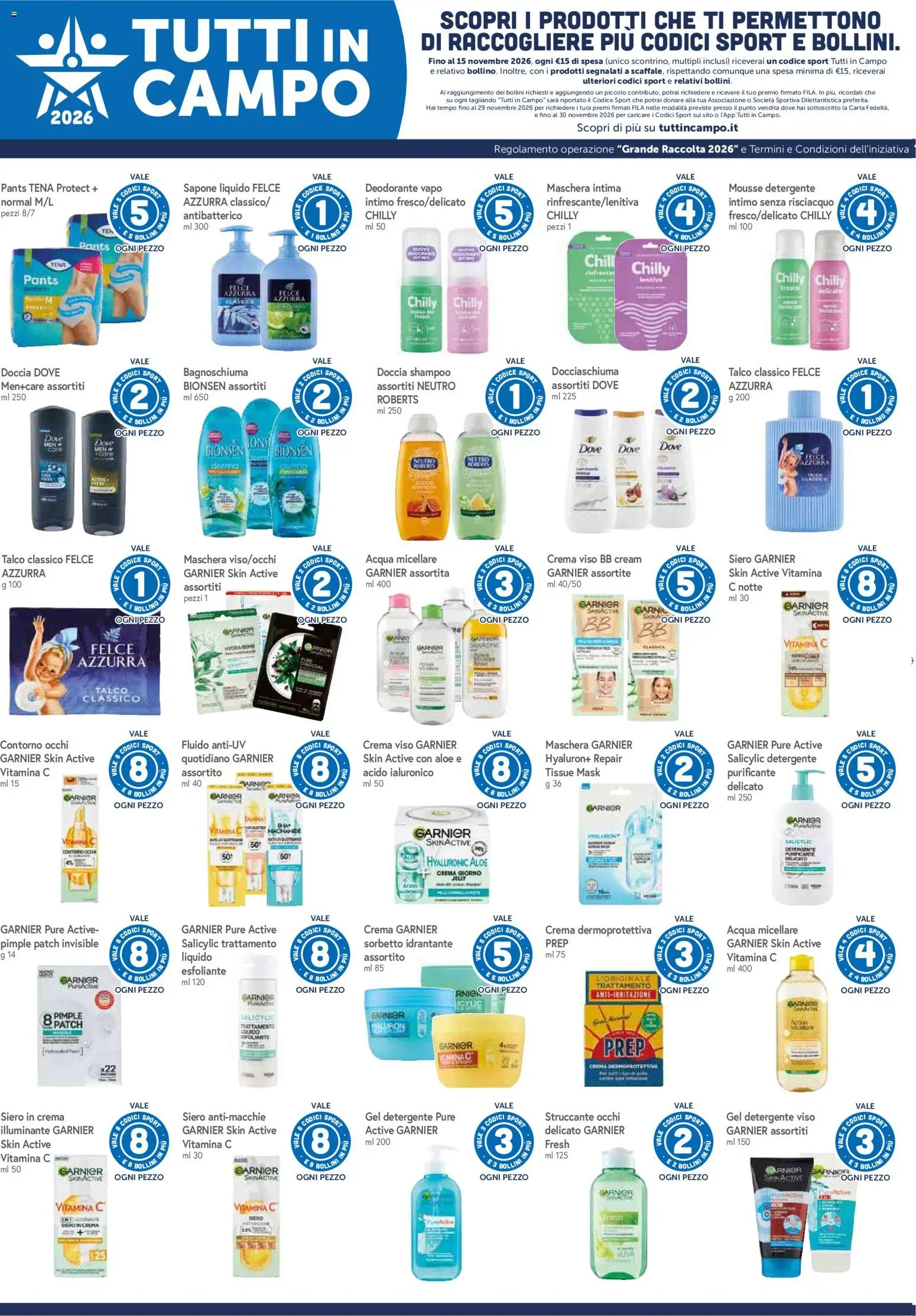 Volantino A&O del 20/08/2026 | Pagina: 14 | Prodotti: Illuminante, Deodorante, Crema viso, Gel detergente