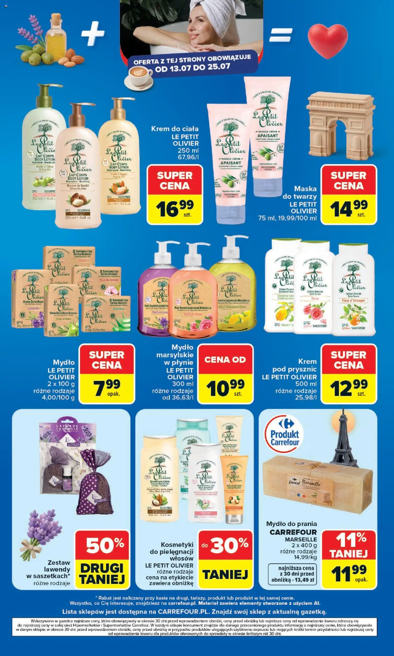 Carrefour gazetka - Kuchnia Francuska od 13.07.2026 | Strona: 16 | Produkty: Prysznic, Body, Mydło, Krem