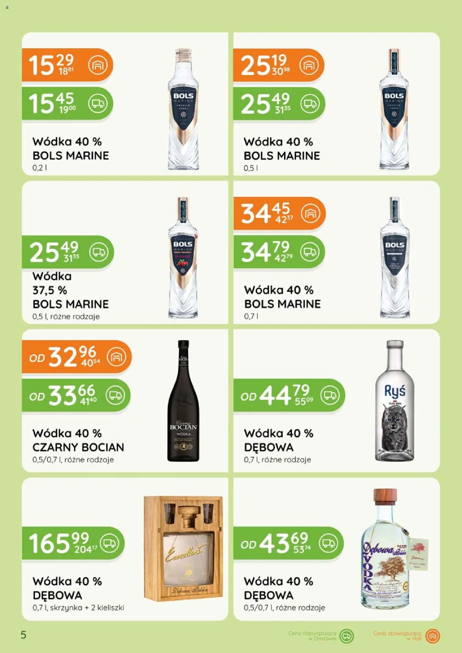 Eurocash gazetka - Katalog Alkoholowy od 01.06.2026 | Strona: 5 | Produkty: Wódka Czarny bocian, Wódka