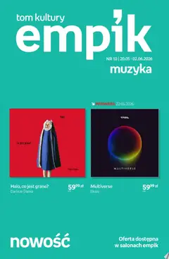 Pogląd oferty "Empik promocje - Tom kultury Muzyka" - ważna od 20.05.2026