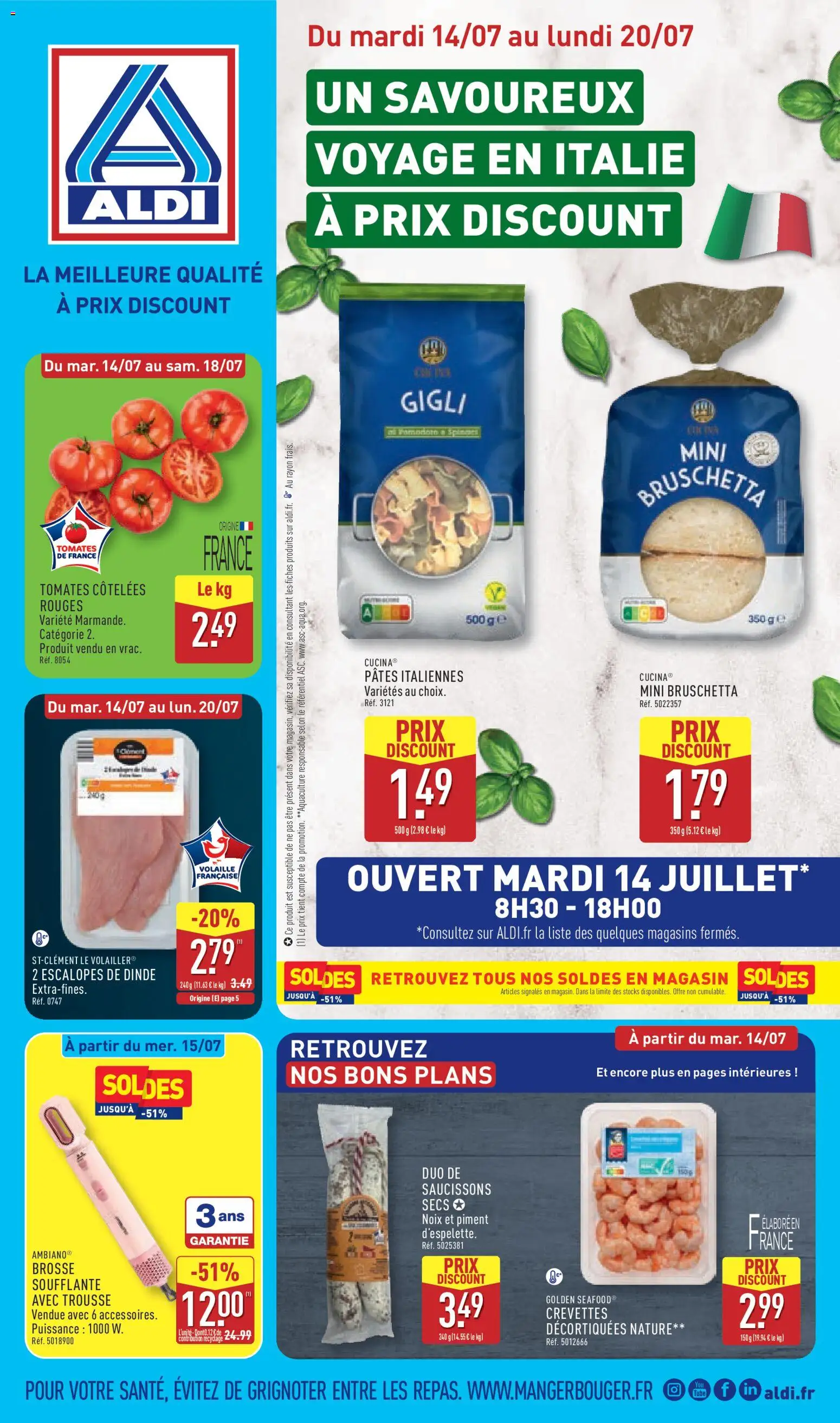 Aldi catalogue à partir du 14/07/2026 catalogue cover