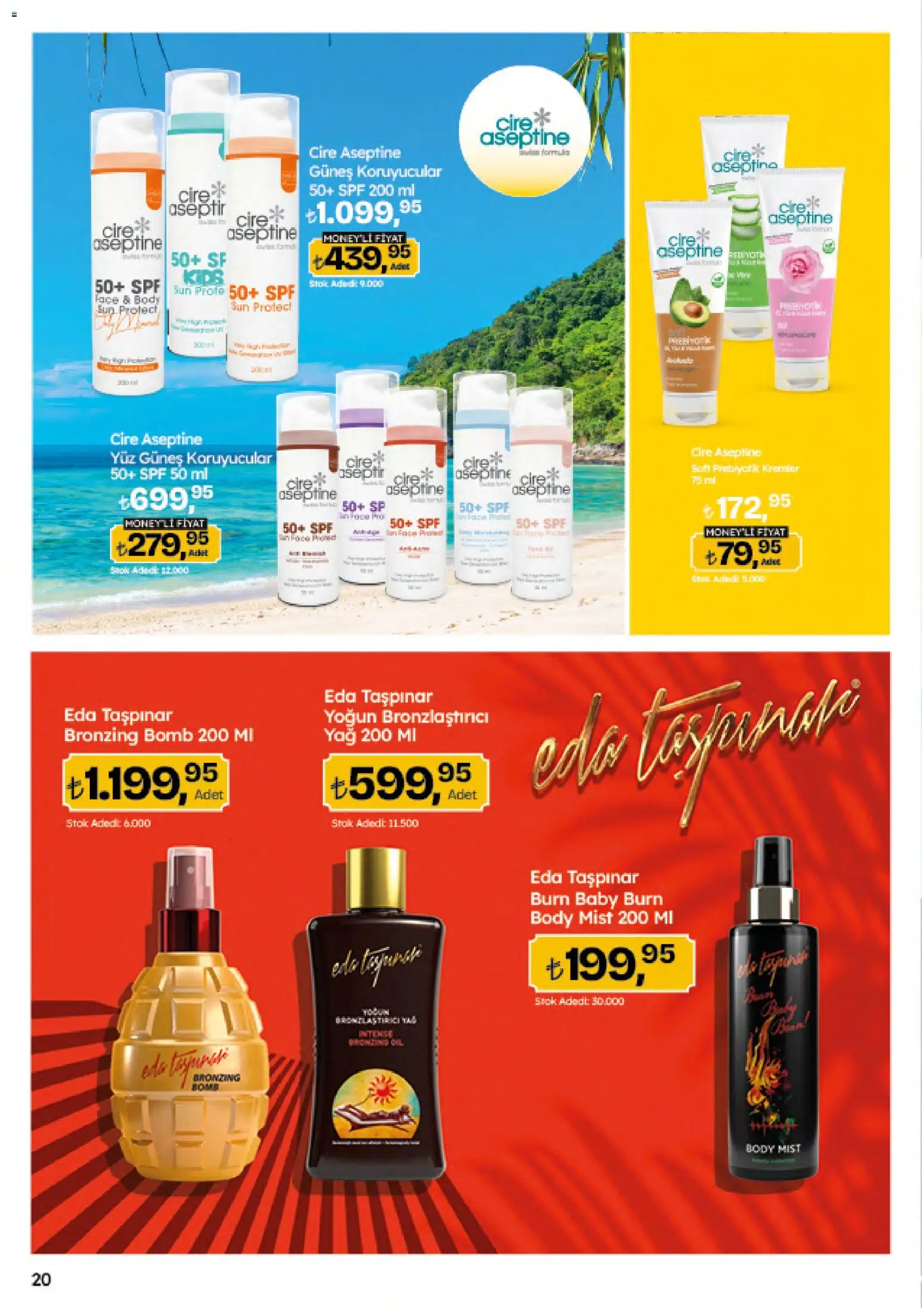 Migros Katalog - Migroskop - 04.06.2026 tarihinden itibaren geçerlidir | Sayfa: 20 | Ürünler: Bronzlaştırıcı, Yağ
