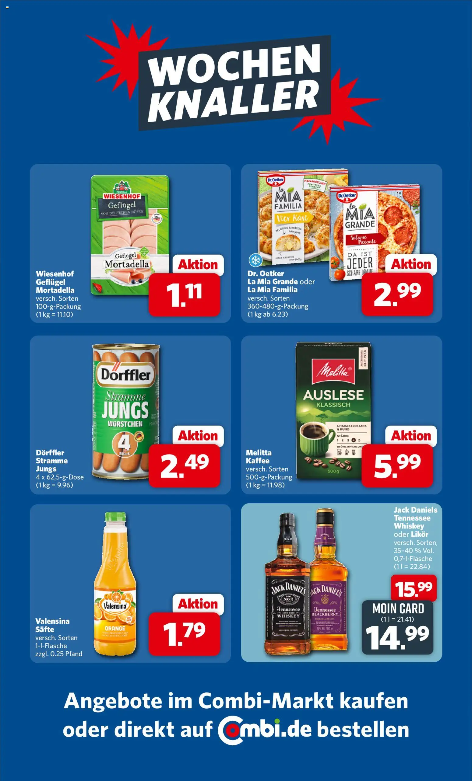 Combi Prospekt – gültig ab 05.10.2026 | Seite: 28 | Produkte: Melitta, Kaffee, Likör, Jack Daniel's