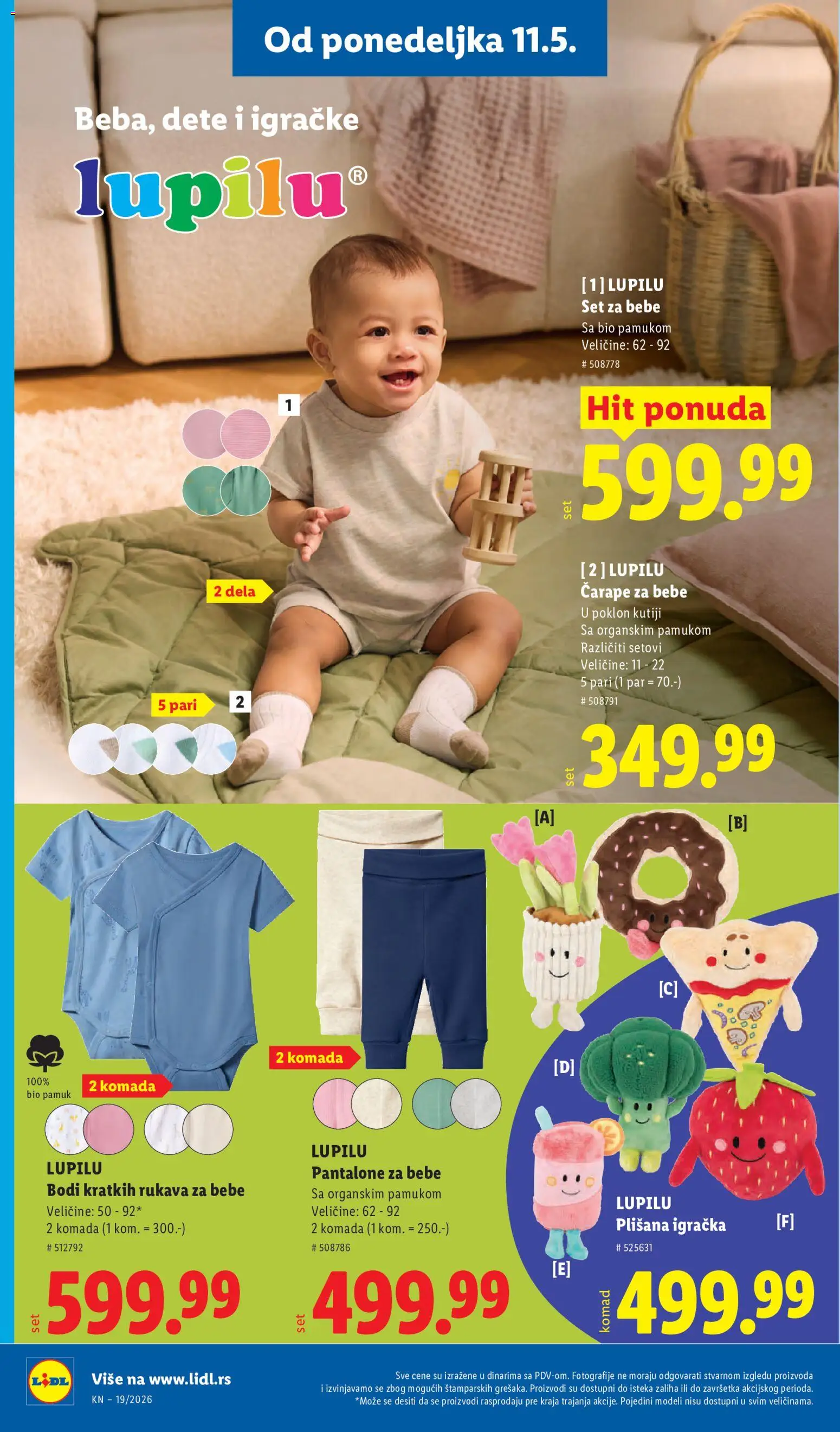 Lidl katalog - važi od 07.05.2026 | Strana: 94 | Proizvode: Pantalone, Čarape