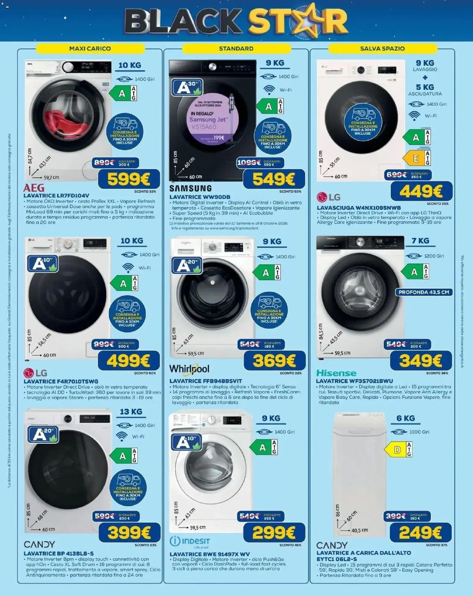 Nuovo Euronics volantino Venaria Reale dal 24/09/2026 > offerte anteprima 🛍️ | Pagina: 2 | Prodotti: Lavasciuga, Lavatrice, Samsung