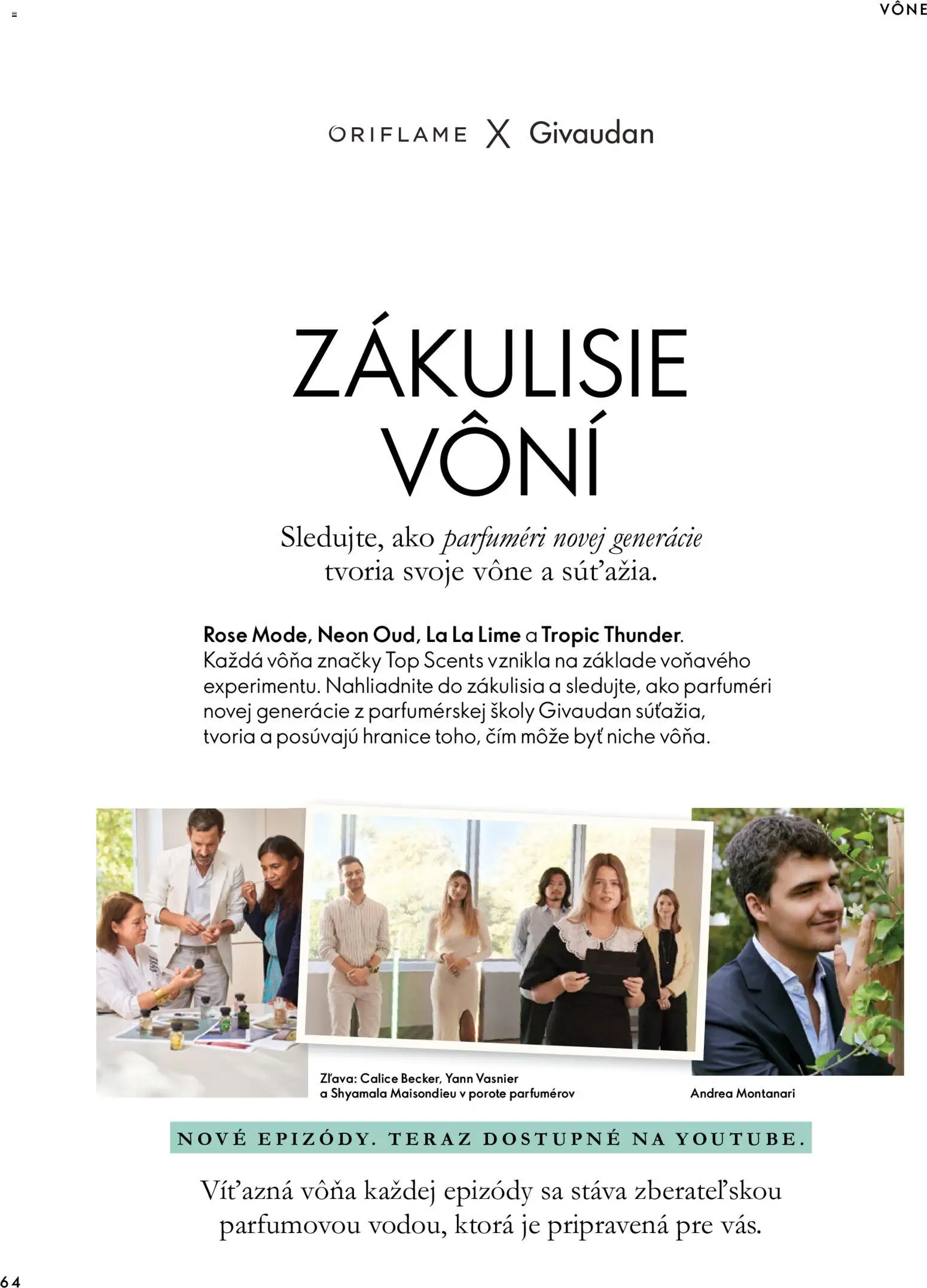 Nové Oriflame akcie – leták je platný od 30.09.2026 | Strana: 64 | Produkty: Difúzer, Maslo, Maska