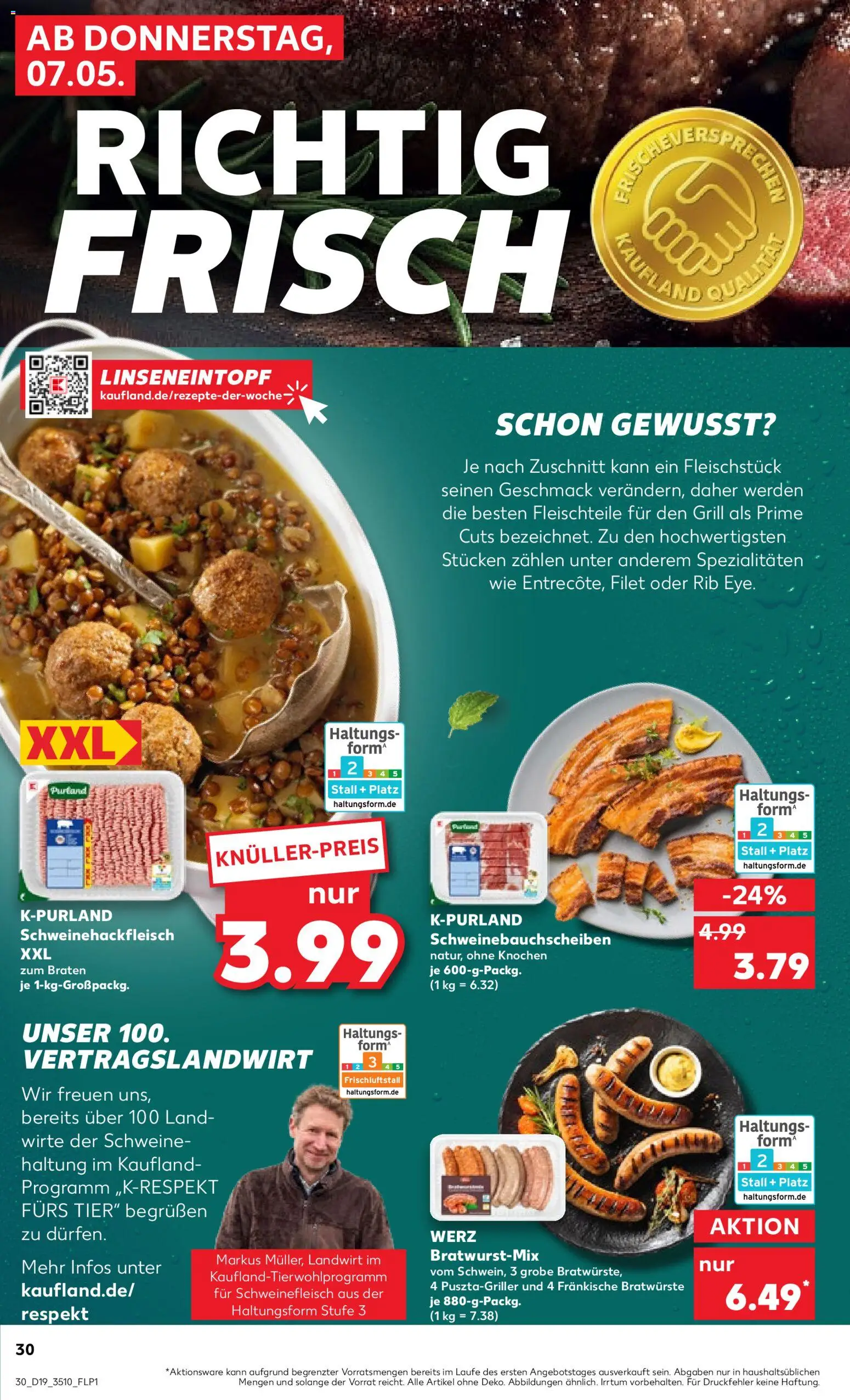 Kaufland Prospekt Zeitz	 – gültig ab 07.05.2026 | Seite: 30 | Produkte: Grill, Schweinefleisch