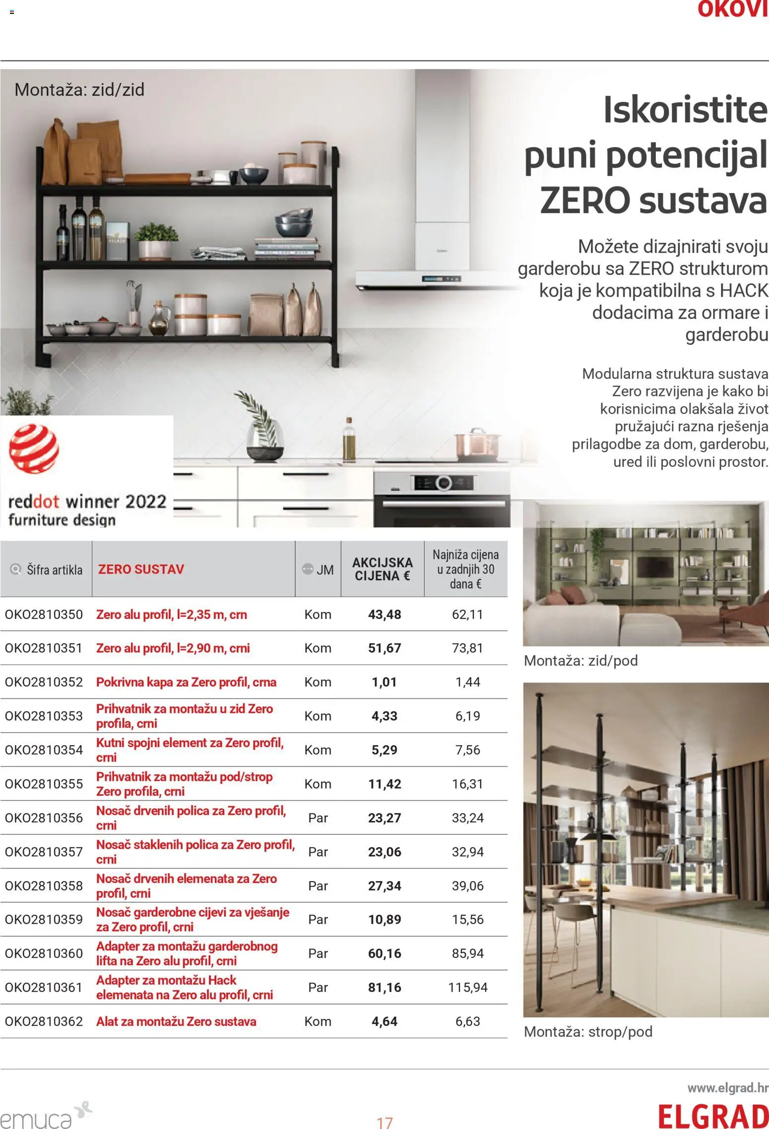Elgrad katalog | vrijedi od 07.04.2026 | Stranica: 17 | Proizvodi: Polica, Alat, Cijevi, Adapter