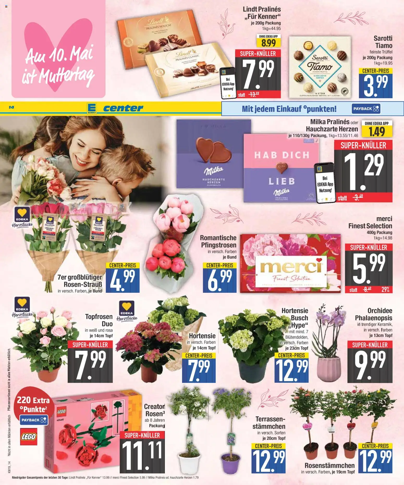 E center Prospekt 	 – gültig ab 04.05.2026 | Seite: 14 | Produkte: Merci, Orchidee, Milka, Lindt