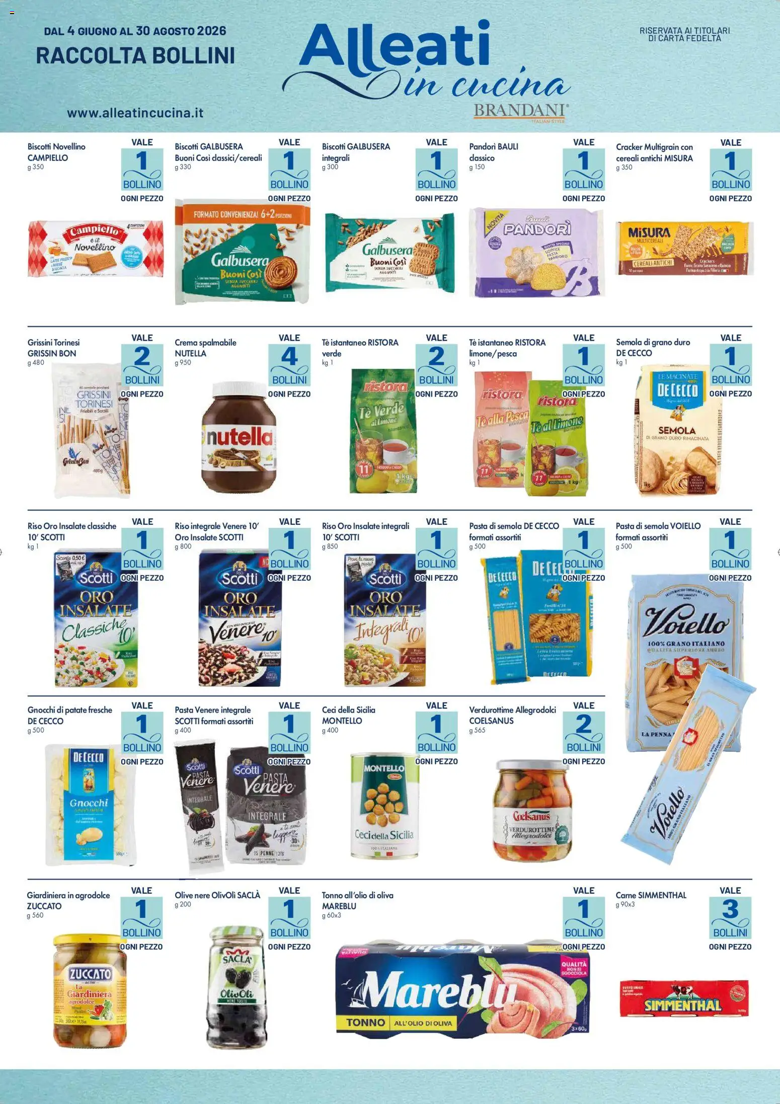 Volantino Famila del 06/08/2026 | Pagina: 14 | Prodotti: Tè, Cereali, Biscotti, Tè verde