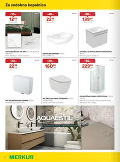 Merkur katalog akcije – veljaven od 05.08.2026 | Stran: 28 | Izdelki: WC školjka, Umivalnik, Omarica