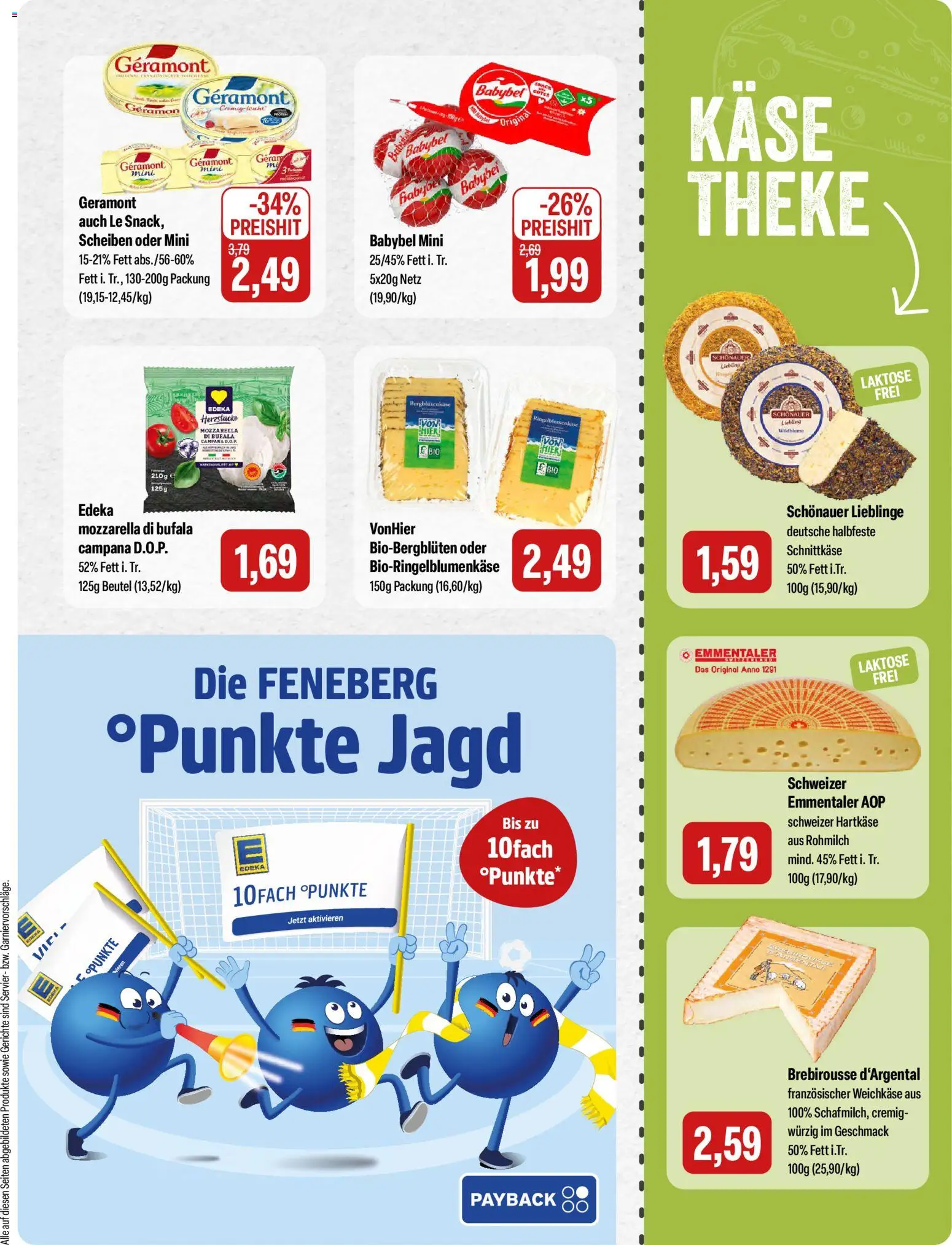 Feneberg Angebote – gültig ab 02.07.2026 | Seite: 7 | Produkte: Geramont, Käse, Mozzarella, Babybel