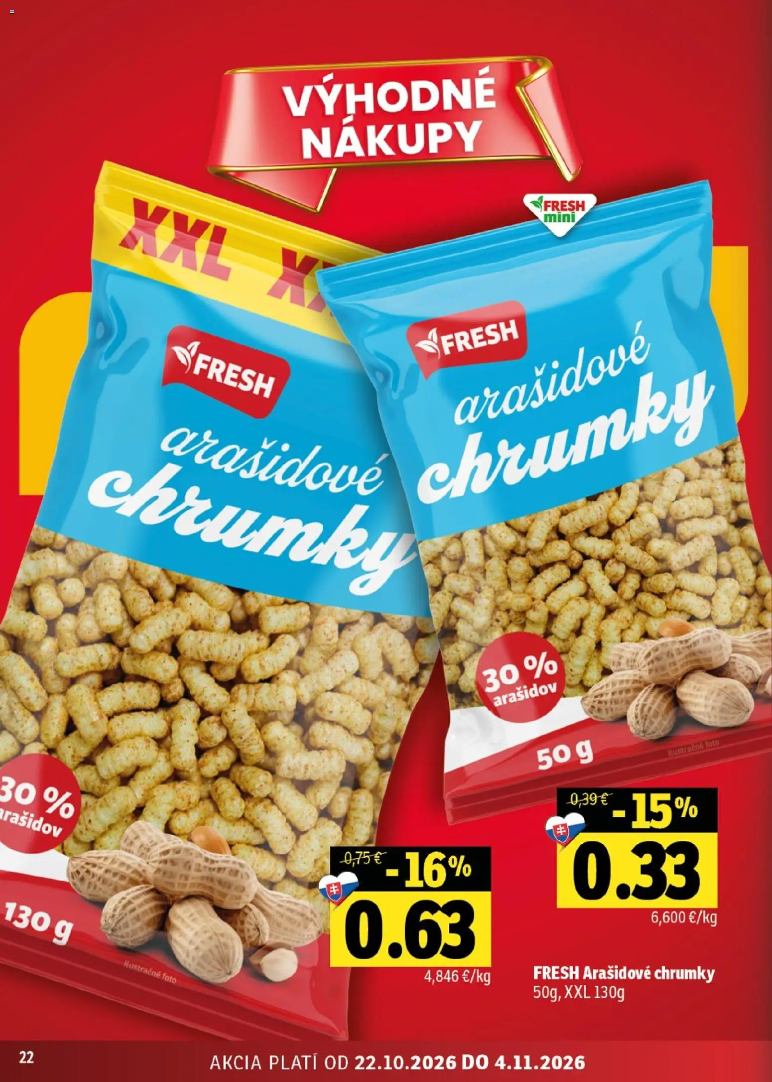 Nové Fresh akcie – leták je platný od 22.10.2026 | Strana: 22