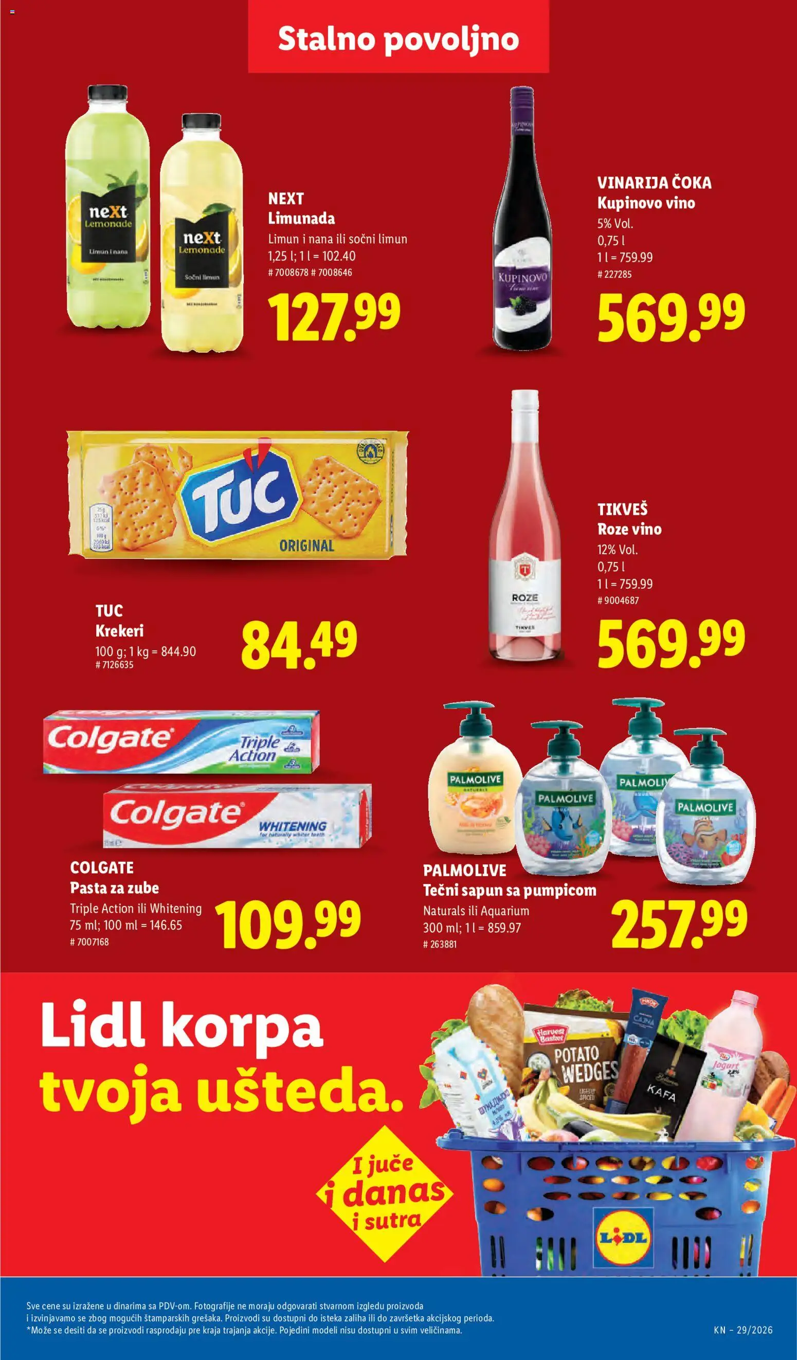 Lidl katalog - važi od 16.07.2026 | Strana: 51 | Proizvode: Pasta, Vino, Limun, Pasta za zube