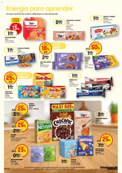 Pré-visualização Intermarché Especial Regresso às Aulas válido de 20/08/2026 | Página: 12 | Produtos: Bolachas, Nestlé, Chocolate, Mel