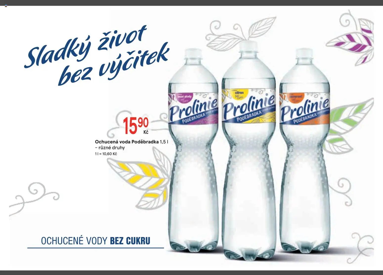 Žabka leták od 12.08.2026 | Strana: 3 | Produkty: Poděbradka, Poděbradka ProLinie, Lesní plody, Prolinie
