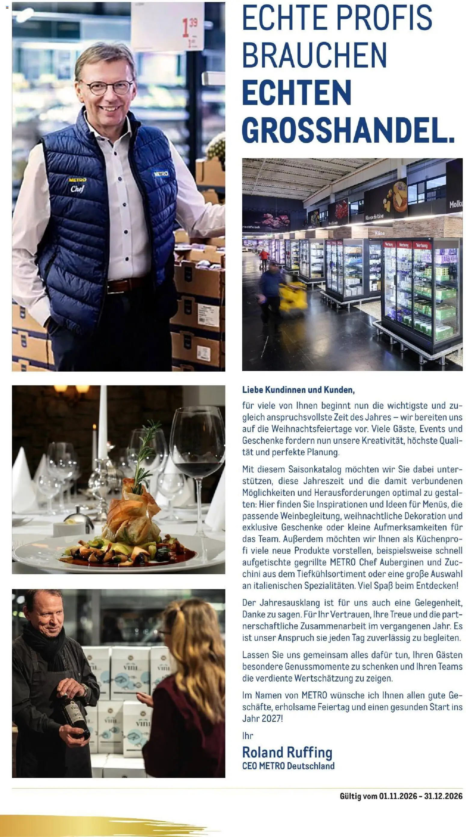 Metro Saisonkatalog Festtage voller Genuss – gültig ab 01.11.2026 | Seite: 2